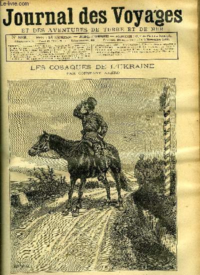 Journal des voyages et des aventures de terre et de mer n 852 - Ils sont employs a la surveillance des frontires, Fils de pcheur, III, Du Congo au Niger par le Baghirmi, III, Les iakoutes, La station arienne, chapitre XIV, Italie, II, Perdus