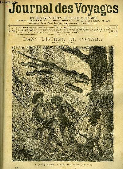 Journal des voyages et des aventures de terre et de mer n 866 - Dans l'isthme de Panama par Albert Larthe, Le bilan du service arien, La station arienne, chapitre XXI, Campagnes du travailleur et du talisman, Fils de pcheur, VIII, Perdus sur l'ocan