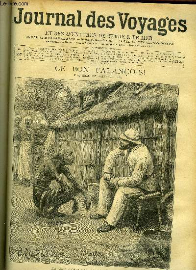 Journal des voyages et des aventures de terre et de mer n 927 - Ce bon falanois par Brau de Saint Pol Lias, La madone des patriotes, VIII, L'hritier du rajah, XXXII, Les soufrires en Sicile, Ma premire chasse au tigre, Aux pays des timbres, L'indien