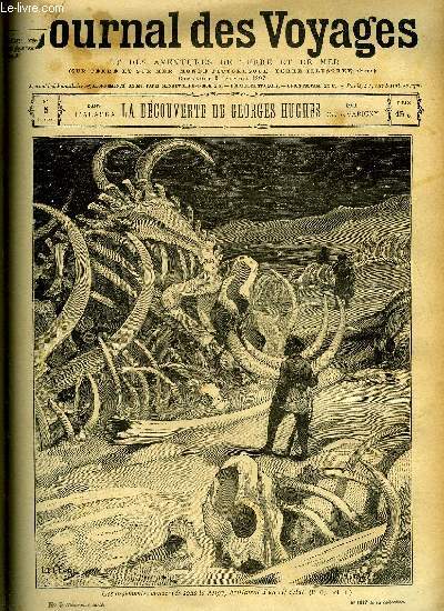 Journal des voyages et des aventures de terre et de mer n 5 - 2e srie - La dcouverte de Georges Hughes, Voyages et aventures de mademoiselle Friquette, X, La ville aux joujoux, A Cuba, Le grand serpent, XIV, Souvenirs d'un marcheur, II, Aden, Golette