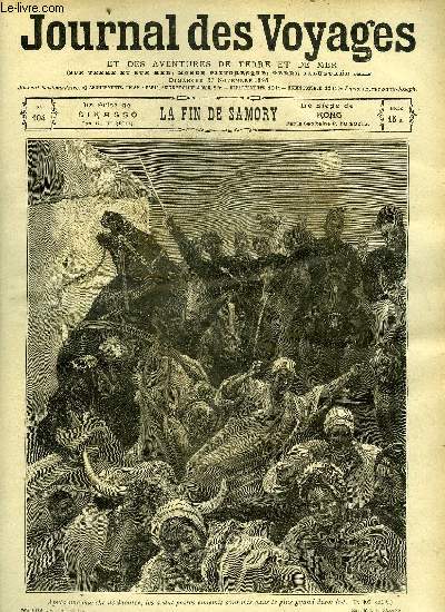 Journal des voyages et des aventures de terre et de mer n 104 - 2e srie - La prise de Sikasso par A. Terrier - La fin de Samory - le sige de Kong par le capitaine P. du Rouil, L'vad de katorga, VII, La fille du chef rouge, IV, Eu, port de mer