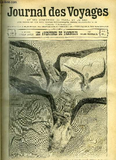 Journal des voyages et des aventures de terre et de mer n 159 - 2e srie - A travers l'ocan indien: Les aventures de Yambolus par Roland Montclavel, L'enfer de glace, V, La chasse aux anglais, A la recherche d'Andre, II, La couronne perdue, troisime