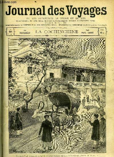 Journal des voyages et des aventures de terre et de mer n 184 - 2e srie - Au Trocadro : La Cochinchine par Paul Labb, Un navire terre neuvien sur la Seine, L'enfer de glace, III, L'Aisne, La mare aux anguilles, Le trois mats, la tire lire, V