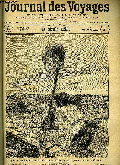 Journal des voyages et des aventures de terre et de mer n 230 - 2e srie - La mission Gentil par Auguste Terrier, Capitaine casse cou, VII par Louis Boussenard, Le hros de Prague par Edmond Neukomm, Droit au pole sud, X, par Emile Chambe, Le forat