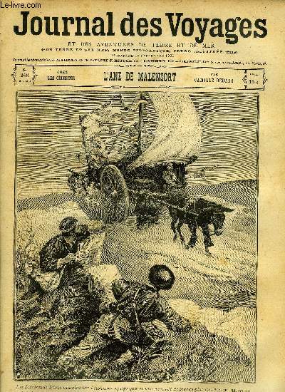 Journal des voyages et des aventures de terre et de mer n 248 - 2e srie - L'ne de Malensort par Camille Debans, Le cirque de la Gla par Lucien Briet, Les bandits de la cordillre, VI par Henry Leturque, Adam et Eve par A. de Griolles, Le ballon