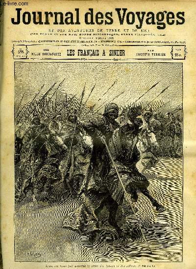 Journal des voyages et des aventures de terre et de mer n 275 - 2e srie - Les Franais  Zinder par Auguste terrier (une ville soudanaise), Le sous marin Le Vengeur, III par Pierre Mael, Le facteur landais par P. Kauffmann, Mon roman au Niger, X