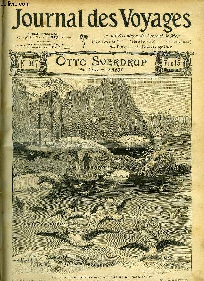 Journal des voyages et des aventures de terre et de mer n 367 - 2e srie - Otto Sverdrup par Charles Rabot, Marko le brigand par Louis Boussenard, Le poison des flches par Albert Larbaltrier, Raguse par R. de la nzire, Les pirates de la mer rouge