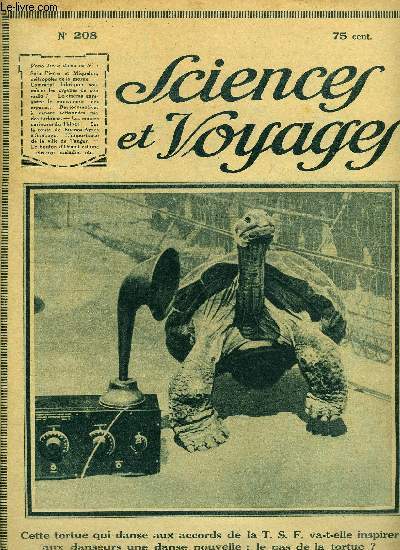 Sciences et voyages n 208 - L'industrie de la poudre a faire le pain par G. Kerormel, Un insecte cigarier par Alphonse Labitte, Une promenade dans Constantinople, Le fleuve de laves qui sortit de l'etna, Le merveilleux outillage du port de Bordeaux