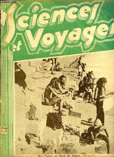 Sciences et voyages n 650 - Le bois est toujours roi en Norvge, Les cables transporteurs ariens, Minet-el-beda et Ras shamra par G. Chenet, Les particularits curieuses de la vie des larves des vers luisants, La religion des hindous par T.S. Shere