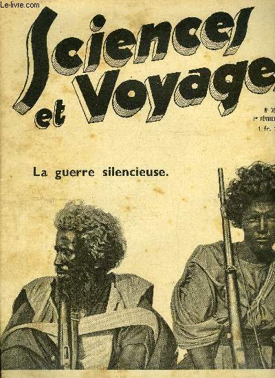 Sciences et voyages n 753 - Que verrons nous cette anne au salon des Arts Mnagers ?, Avions dans la bourrasque, La guerre silencieuse, comment se poursuit la pacification de la Mauritaine, En filmant la nature, Qu'a-t-on appris de la nouvelle plante