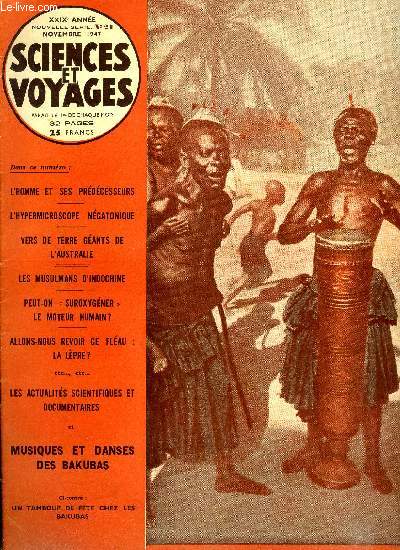 Sciences et voyages nouvelle srie n 24 - Que sait-on aujourd'hui de l'homme et de ses prdcesseurs, On pourra demain voir les atomes grace a l'hypermicroscope ngatonique qui a ds a prsent de multiples applications pratiques, Les vers de terre gants