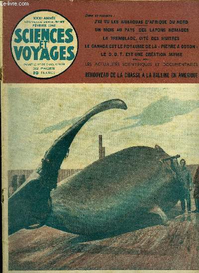 Sciences et voyages nouvelle srie n 27 - J'ai vu les aissaouas d'Afrique du Nord jouer mystiquement avec le fer et avec le feu par Emile Dermenghem, Une machine a calculer mille fois plus forte qu'Inaudi, Photogrammtrie arienne, neuf cents kilomtres