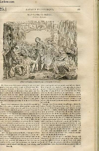 LE MAGASIN PITTORESQUE - Livraison n025 - Jean Baptiste Greuse , peintre franais.