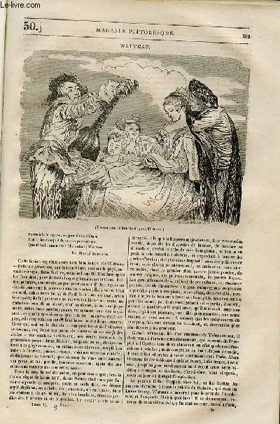 LE MAGASIN PITTORESQUE - Livraison n°050 - Watteau.