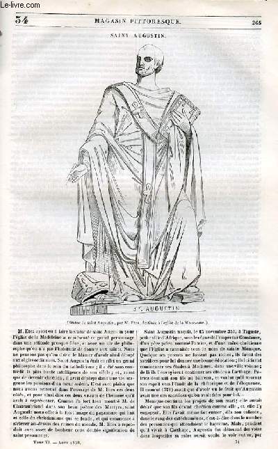 LE MAGASIN PITTORESQUE - Livraison n034 - Saint Augustin.