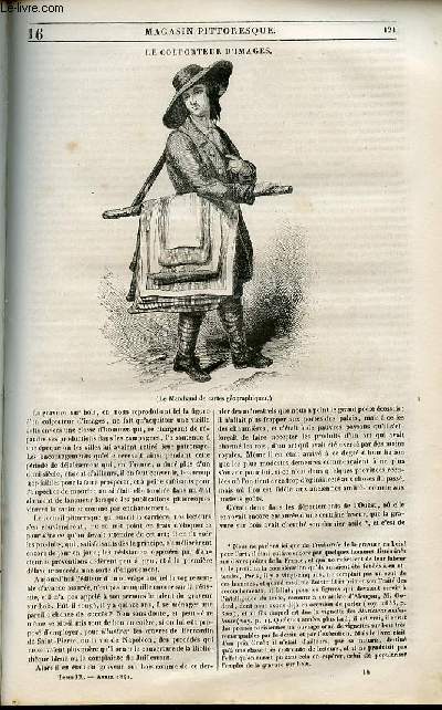 LE MAGASIN PITTORESQUE - Livraison n016 - Le colporteur d'images.