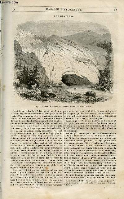 LE MAGASIN PITTORESQUE - Livraison n°003 - Les glaciers.