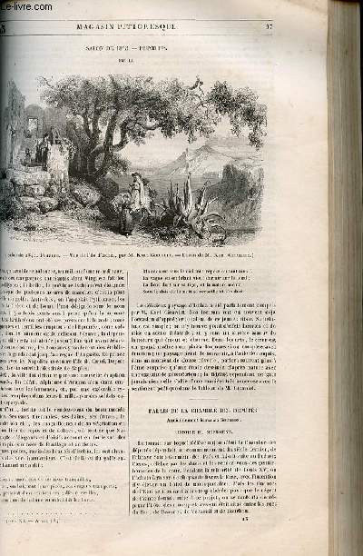 LE MAGASIN PITTORESQUE - Livraison n013 - Salon de 1843 - Peinture - Ischia.