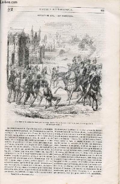 LE MAGASIN PITTORESQUE - Livraison n052 - Rvolte de 1382 - Les Maillotins.