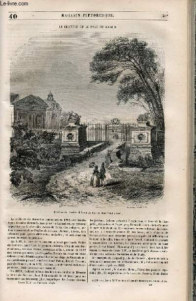 LE MAGASIN PITTORESQUE - Livraison n040 - Le chteau et le parc de Sceaux.