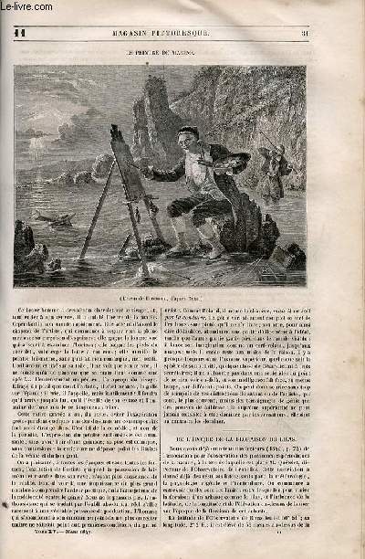 LE MAGASIN PITTORESQUE - Livraison n011 - Le peintre de Marine.