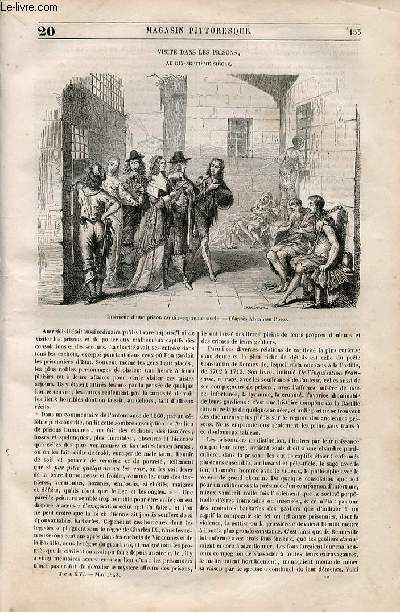 LE MAGASIN PITTORESQUE - Livraison n020 - Visite dans les prisons au 17me sicle.