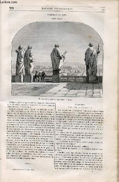 LE MAGASIN PITTORESQUE - Livraison n029 - Curiosits de Rome - Saint Pierre.