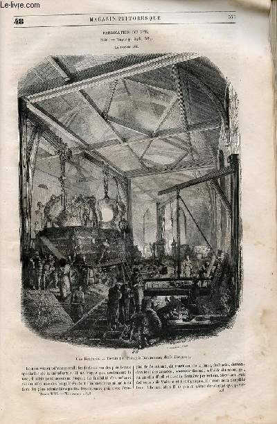 LE MAGASIN PITTORESQUE - Livraison n048 - Fabrication du fer,suite - la fonderie.