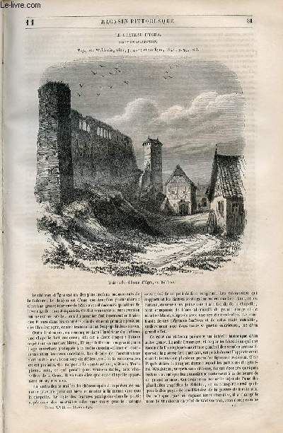 LE MAGASIN PITTORESQUE - Livraison n011 - Le chteau d'Egra - mort de Waldstein.