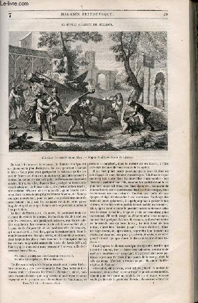 LE MAGASIN PITTORESQUE - Livraison n007 - Le roman comique de Scarron.