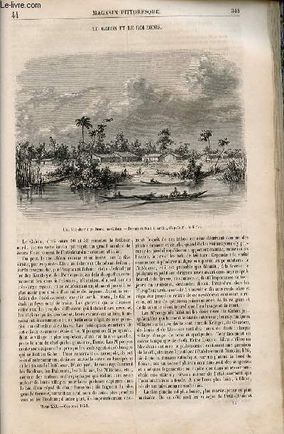 LE MAGASIN PITTORESQUE - Livraison n044 - Le gabon et le roi Denis, suivre.