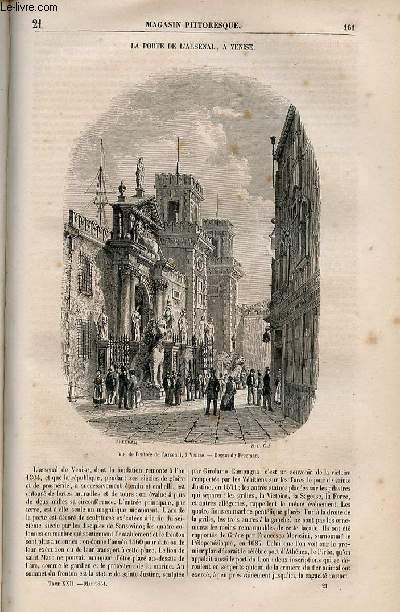 LE MAGASIN PITTORESQUE - Livraison n021 - La porte de l'Arsenal  Venise.