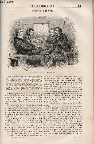 LE MAGASIN PITTORESQUE - Livraison n°021- Conversations en wagon. - Cazeaux E... - Photo 1/1