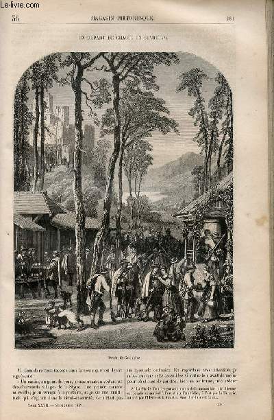 LE MAGASIN PITTORESQUE - Livraison n°036 - Un départ de chasse en Styrie (Autriche), à suivrE.