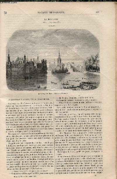LE MAGASIN PITTORESQUE - Livraison n050 - La Hollande, suite - La Haye.