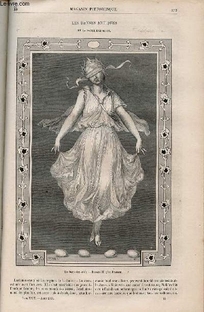 LE MAGASIN PITTORESQUE - Livraison n035 - Les danses antiques et la danse des oeufs.