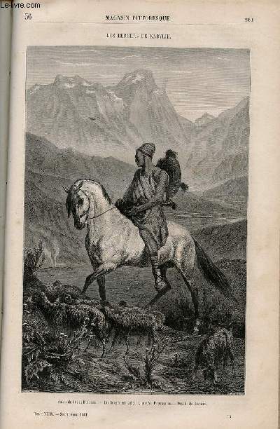 LE MAGASIN PITTORESQUE - Livraison n036 - Les bergers de Kabylie.
