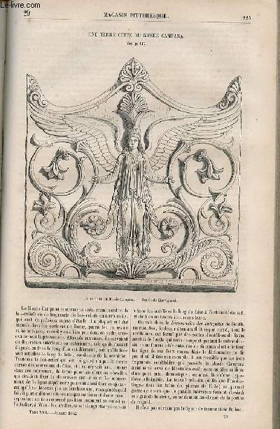 LE MAGASIN PITTORESQUE - Livraison n029 - Une terre cuite du muse campana.