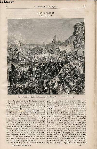 LE MAGASIN PITTORESQUE - Livraison n051 - Horace Vernet, suite.