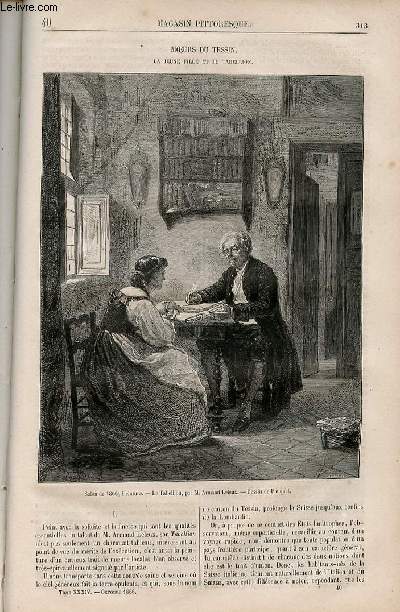 LE MAGASIN PITTORESQUE - Livraison n040 - Moeurs du tessin - La jeune fille et le tabellion.