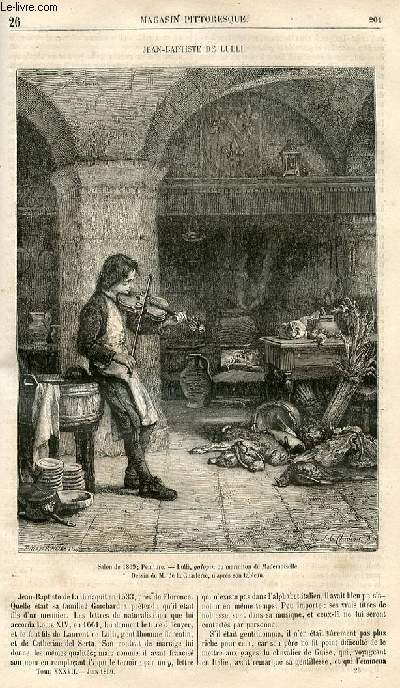 LE MAGASIN PITTORESQUE - Livraison n026 - Jean baptiste de Lulli.