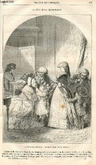 LE MAGASIN PITTORESQUE - Livraison n023 - La fte de la Grand'mamam.