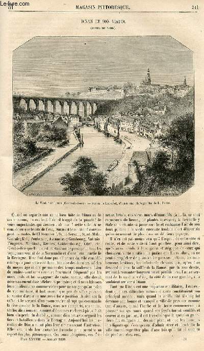 LE MAGASIN PITTORESQUE - Livraison n031 - Dinan et son viaduc.