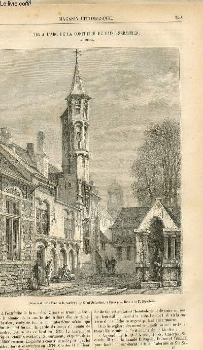 LE MAGASIN PITTORESQUE - Livraison n42 - Tir  l'arc de la confrrie de Saint Sbastien  BrugeS.