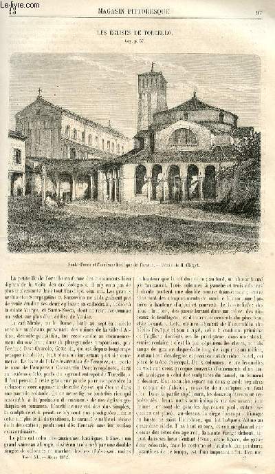 LE MAGASIN PITTORESQUE - Livraison n13 - Les glises de Torcello.