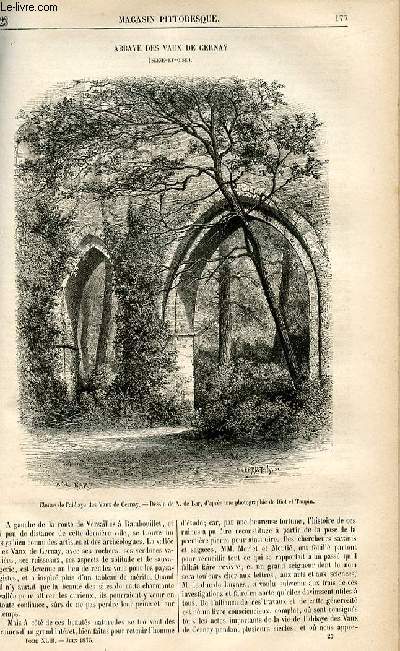 LE MAGASIN PITTORESQUE - Livraison n23 - Abbay des Vaux de Cernay (Seine et Oise).