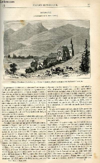 LE MAGASIN PITTORESQUE - Livraison n13 - Abondance (Haute Savoie).