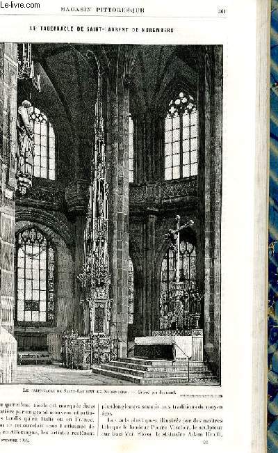 LE MAGASIN PITTORESQUE - Livraison n22 - Le tabernacle de Saint Laurent du Nuremberg.