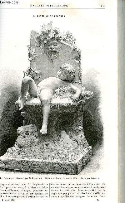 LE MAGASIN PITTORESQUE - Livraison n15 - La fontaine de Bacchus.