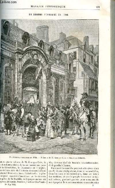 LE MAGASIN PITTORESQUE - Livraison n09 - Un guignol populaire en 1795.